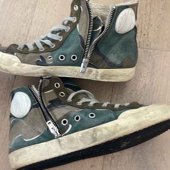 Golden Goose camouflage sneakers